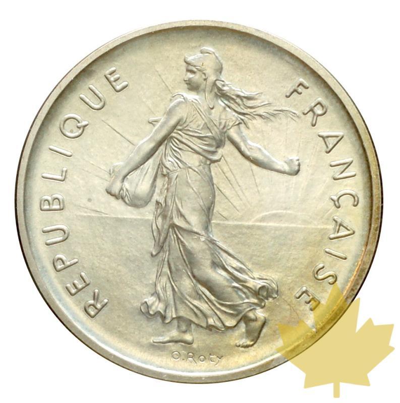 FRANCE-1971-5 FRANCS PIEFORT-Argent-FDC - 20190820105854_5francs-piefort-1971-1.JPG