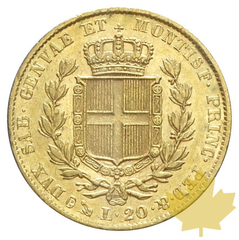 ITALIE-1834-20 LIRE-Carlo Alberto-Genova-TTB-SUP - 20190820144450_20lire-1834-to-ttb-sup-2.JPG