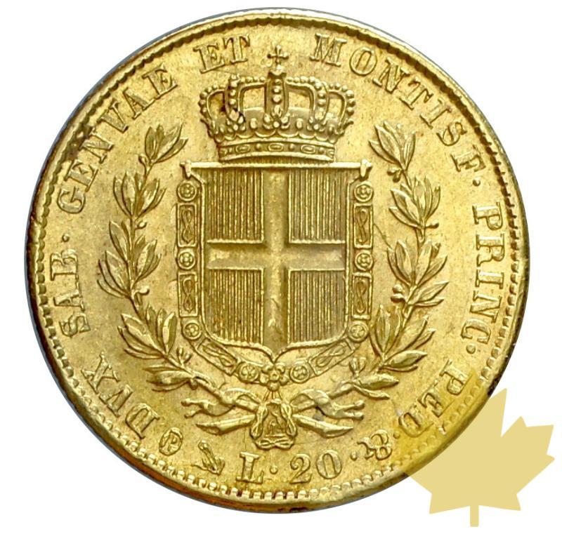 ITALIE-1847-20 LIRE-Carlo Alberto-Genova-presque SUP - 20190826150046_20lire-1847-g-sup-2.JPG