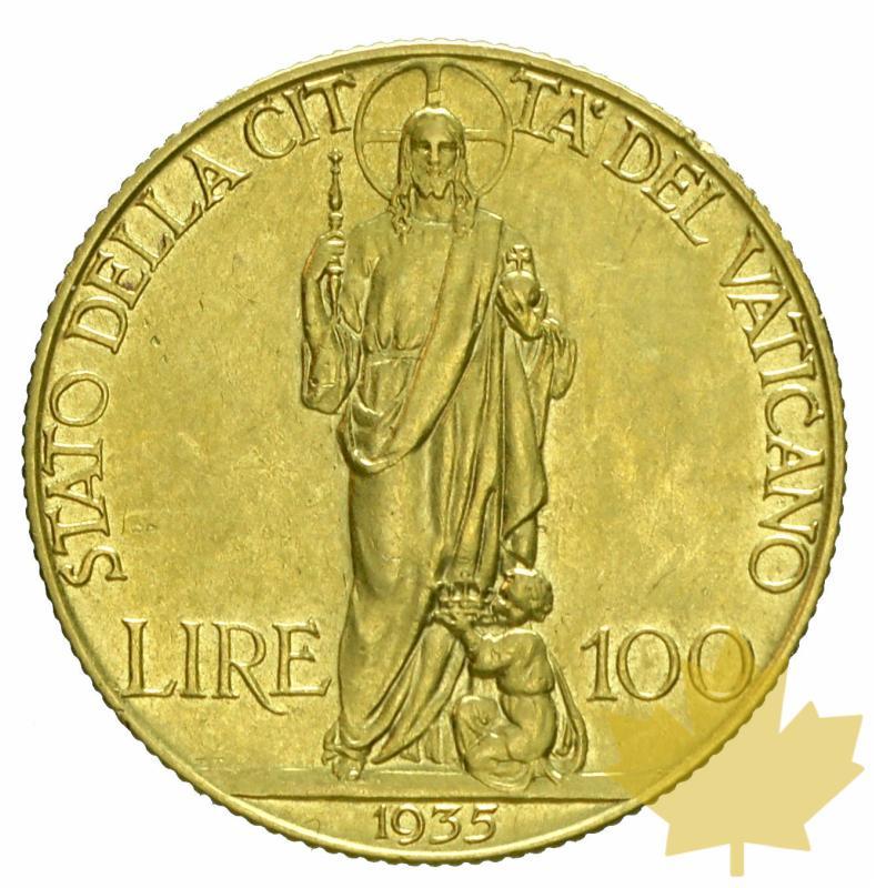 VATICAN-1935-100 LIRE-PIUS XI AN XIV-presque FDC - 20190905184728_vatican-100lire-1935-2.JPG