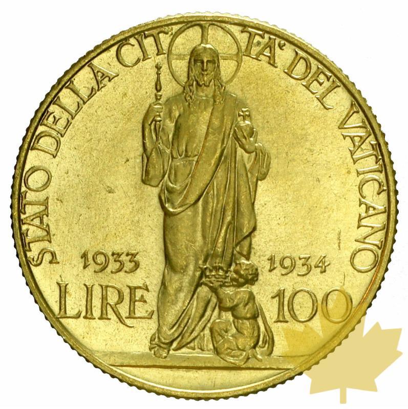 VATICAN-1933-34-100 LIRE-PIUS XI AN IVB-FDC - 20190905184844_vatican-100lire-1933-34-2.JPG