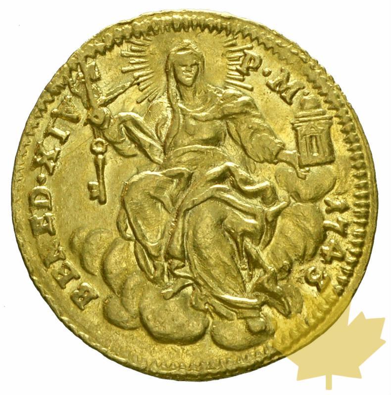 VATICAN-1743-Zecchino- Benedetto XIV-SUP-FDC - 20190906095910_vatican-zecchino-1743-1.JPG