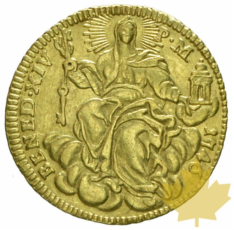 VATICAN-1746-Zecchino- Benedetto XIV-SUP-FDC - 20190906100339_vatican-zecchino-1746-1.JPG