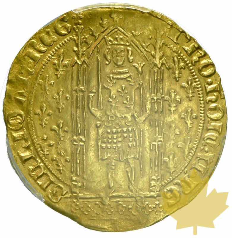 FRANCE-Provence-Jeanne de Naples-France Franc à pied-PCGS AU58 - 20190913152317_1franc-jeanne-de-naples-1.JPG