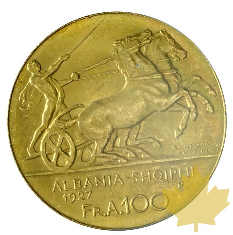 ALBANIE-1927-100 FRANGA-Amet Zogu 1925-1939-PCGS MS63 - 20191001131427_albania-1927-100franga-2.JPG