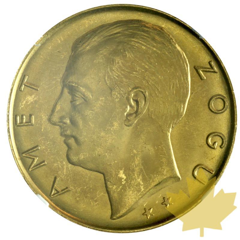 ALBANIE-1926-100 FRANGA-Amet Zogu 1925-1939-PCGS MS63+ - 20191001131540_albania-1926-100franga-1.JPG