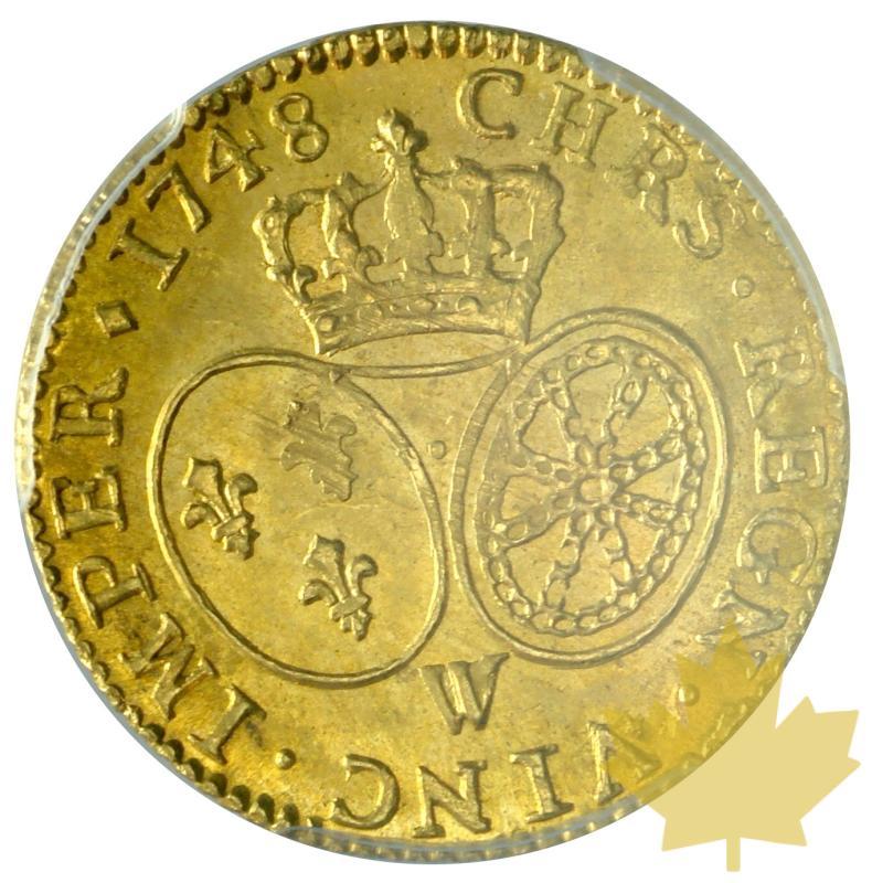 FRANCE-1748W-Louis d'or au bandeau-LOUIS XV-PCGS MS63+ - 20191001132153_LOUIS-OR-1748-LILLE-2.JPG