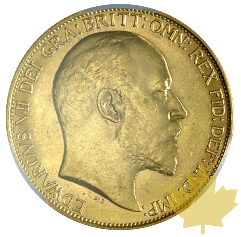 GRANDE BRETAGNE-1902-2 POUNDS-EDWARD VII-PCGS MS61 - 20191001132614_UK-2POUNDS-1902-1.JPG