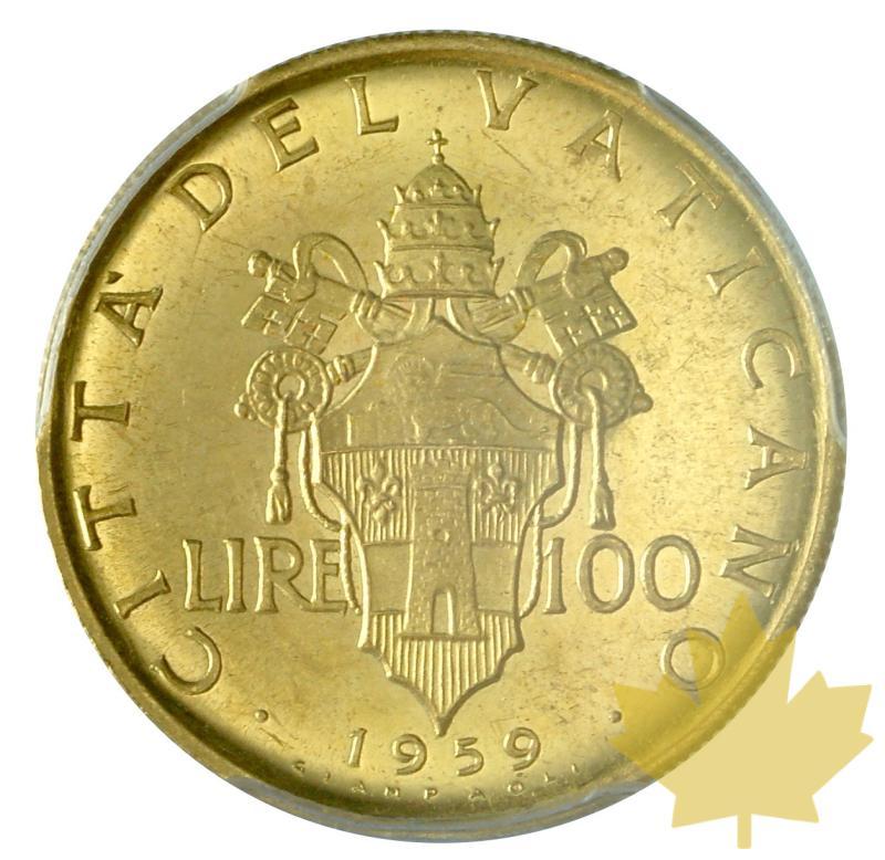 VATICAN-1959-100 LIRE-PCGS MS63 PROOF LIKE - 20191004145719_100lire-1959-vatican-2.JPG