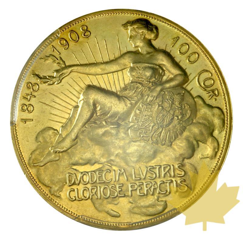 AUTRICHE-1908-100 CORONA-PCGS AU58 - 20191004150314_100corona-1908-lady-clouds-2.JPG
