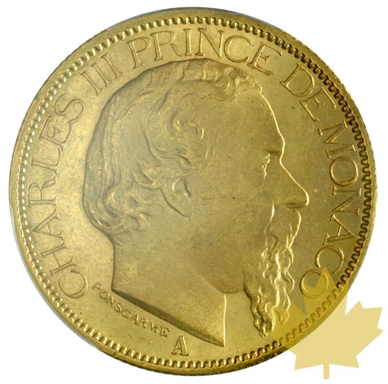 MONACO-1882 A-100 FRANCS- CHARLES III-PCGS MS62 Rare - 20191004150728_monaco-1882-100francs-ms62-2.JPG