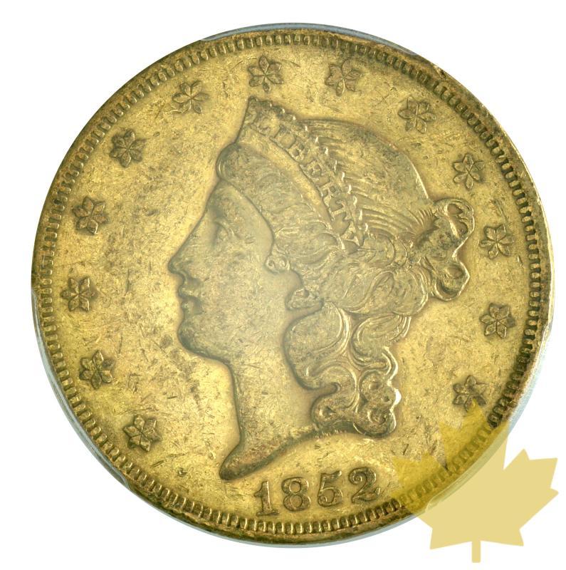 USA-1852-20 DOLLARS-LIBERTY HEAD-PCGS XF45 - 20191008133915_20DOLLARS-1852-XF-1.JPG
