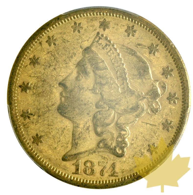 USA-1874S-20 Dollars-Liberty-PCGS AU55 - 20191008134516_20DOLLARS-1874S-1.JPG