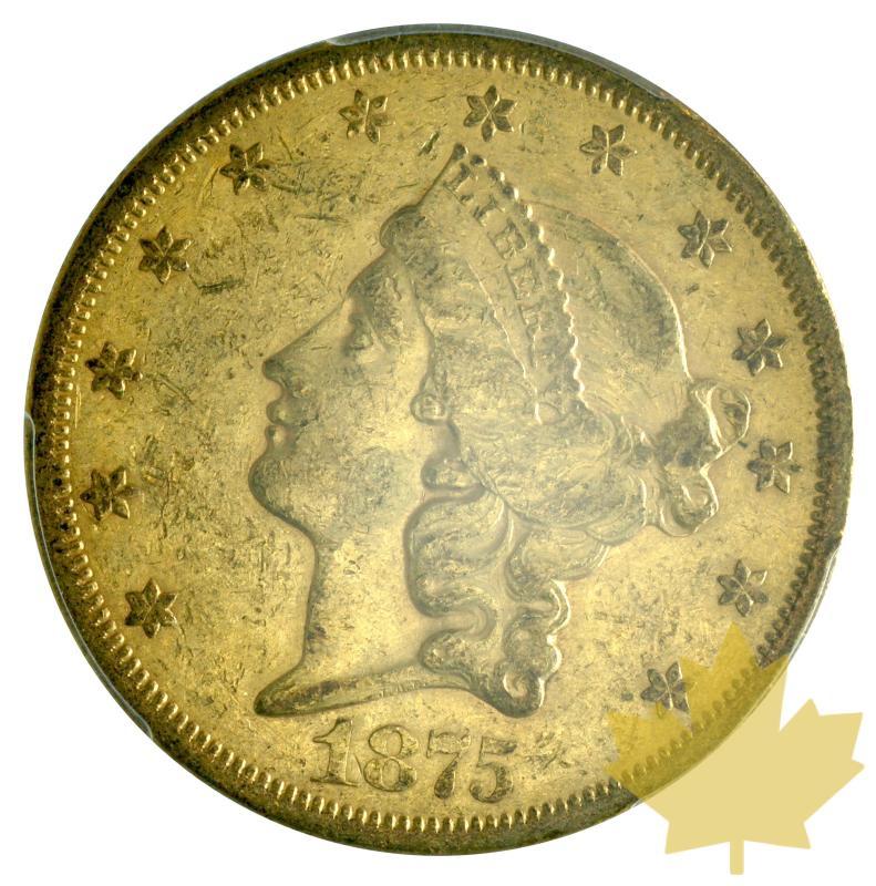 USA-1875S-20 DOLLARS LIBERTY HEAD-PCGS AU55 - 20191008134928_20DOLLARS-1875S-AU55-1.JPG