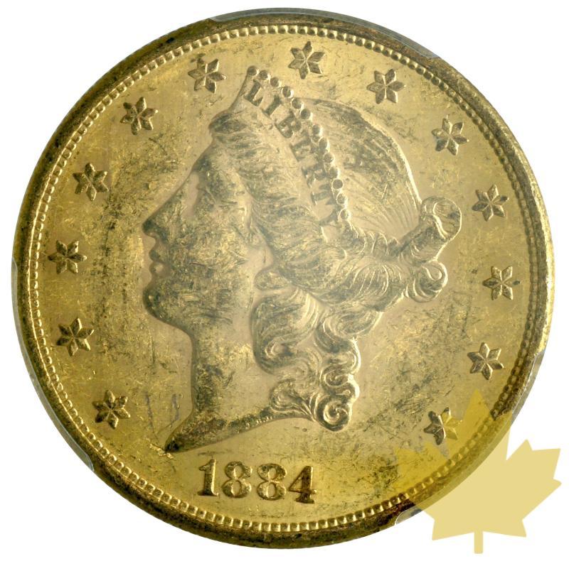USA-1884 S- 20 DOLLARS-Liberty Head-PCGS MS60 - 20191008140343_20DOLLARS-1884S-1.JPG