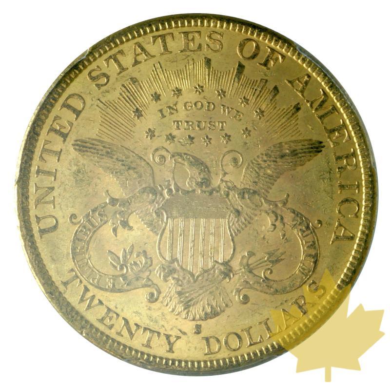 USA-1893 S-20 DOLLARS-Liberty head-PCGS MS62 - 20191008144952_20DOLLARS-1893S-MS62-2.JPG