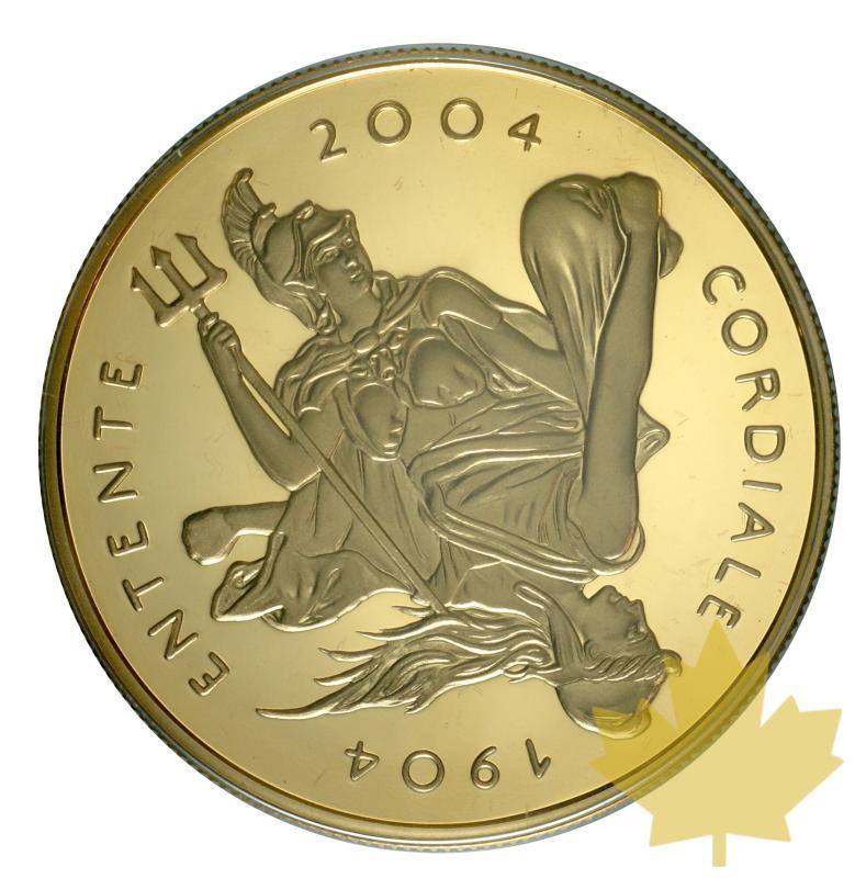 GRANDE BRETAGNE-2004-5 POUNDS-ENTENTE CORDIALE-PROOF - 20191009104527_uk-5pounds-cordiale-entente-1.JPG