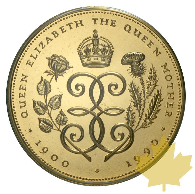 GRANDE BRETAGNE-1990-5 POUNDS-90Th Birthday-PROOF - 20191009105754_uk-5pounds-1990-2.JPG