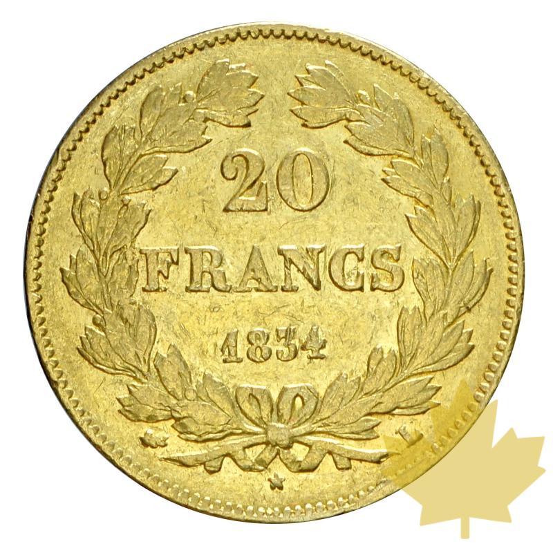 FRANCE-1834 L-20 FRANCSLouis Philippe-TTB-SUP - 20191015161549_20francs-1834-L-2.JPG