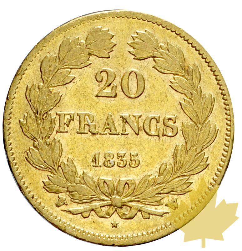 FRANCE-1835W-20 FRANCS-LOUIS PHILIPPE-TTB-SUP - 20191015163137_20francs-1835-w-2.JPG