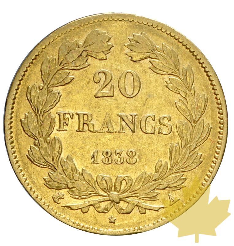 FRANCE-1838A-20 FRANCS-LOUIS PHILIPPE-PARIS-TTB+ - 20191015163955_20francs-1838-paris-4.JPG