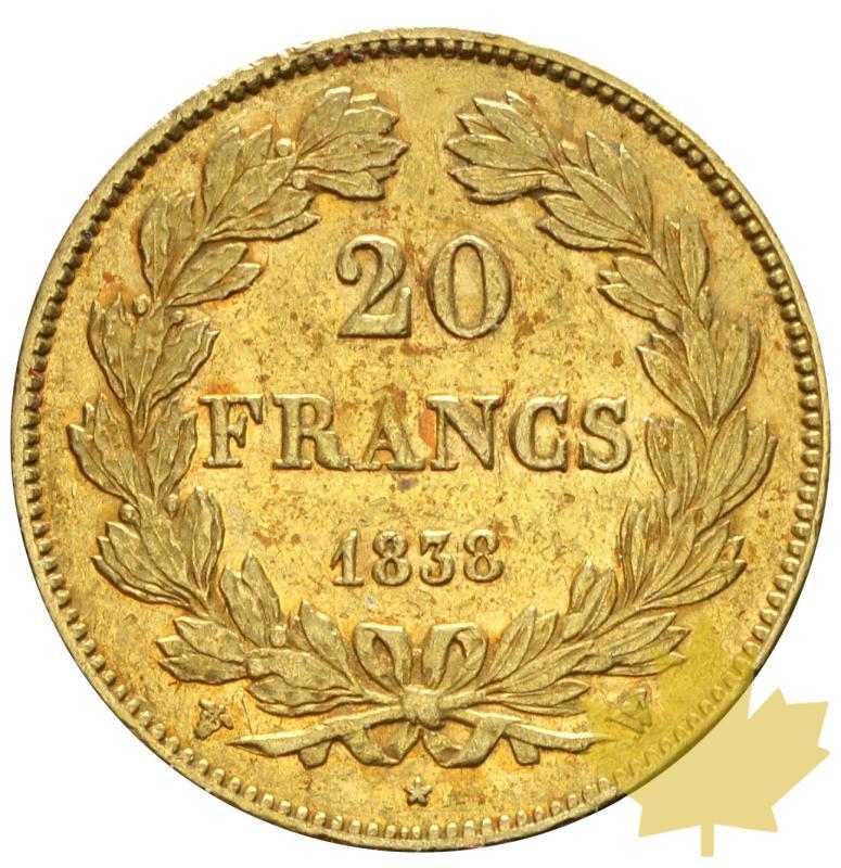 FRANCE-1838W-20 FRANCS-LOUIS PHILIPPE-TTB - 20191015164213_20francs-1838-w-4.JPG
