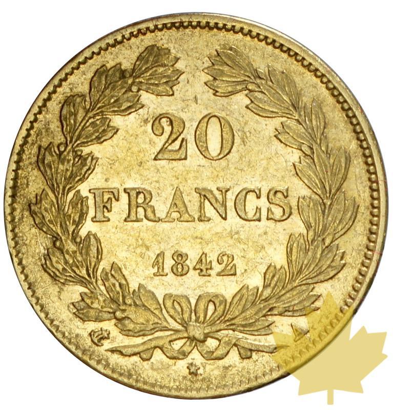 FRANCE-1842A-20 FRANCS-LOUIS PHILIPPE-PARIS-presque Superbe - 20191015164716_20francs-1842-paris-2.JPG