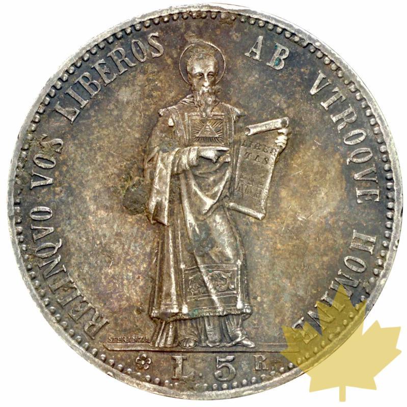 Saint Marin-1898-5 Lire-presque FDC - 20191017141744_5LIRE-1898-S-MARINO-1.jpeg
