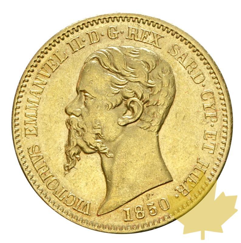 ITALIE-1850-20 LIRE-Vittorio Emanuele II-Torino-presque SUP - 20191018134531_20lire-1850-vittorio-em-9.JPG