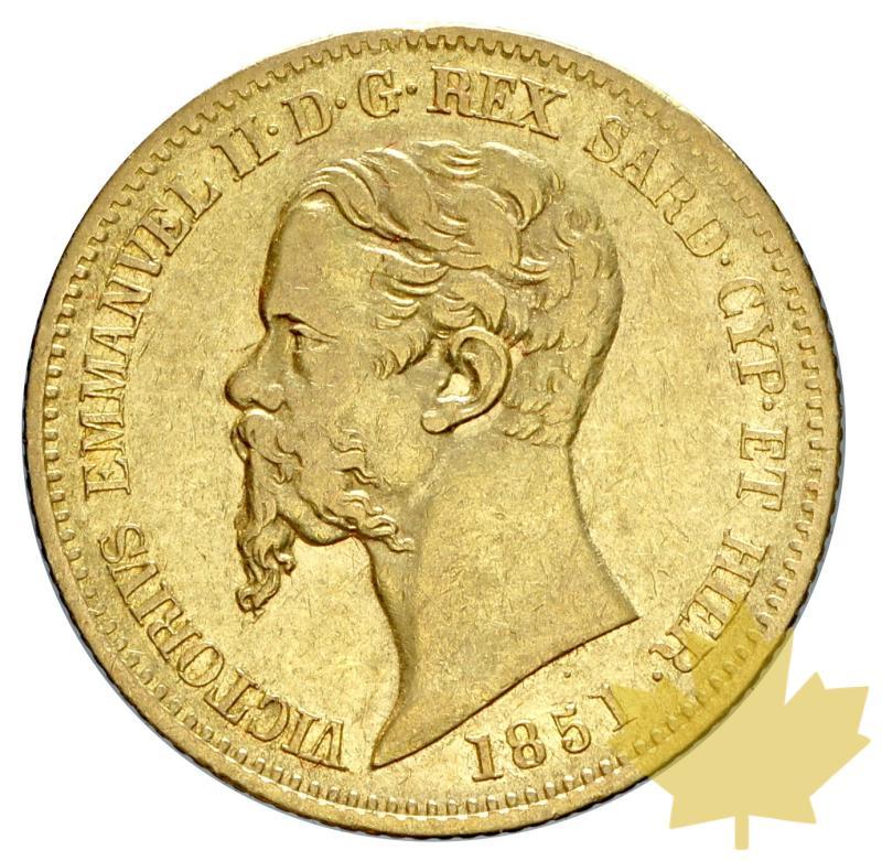 ITALIE-1851-20 LIRE-Vittorio Emanuele II-Genova-TTB - 20191018141336_20lire-1851-vittorio-em-5.JPG