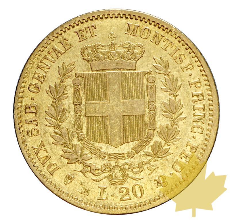 ITALIE-1851-20 LIRE-Vittorio Emanuele II-Genova-TTB - 20191018141336_20lire-1851-vittorio-em-6.JPG