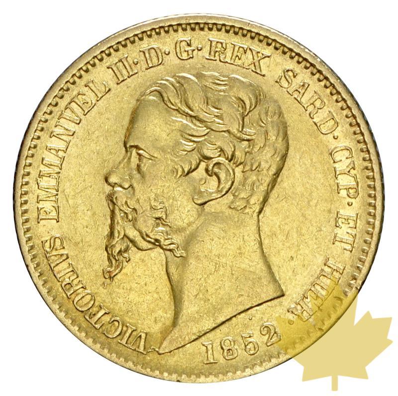ITALIE-1852-20 LIRE-Vittorio Emanuele II-Genova-TTB+ - 20191024145049_20lire-1852-vittorio-em-5.JPG