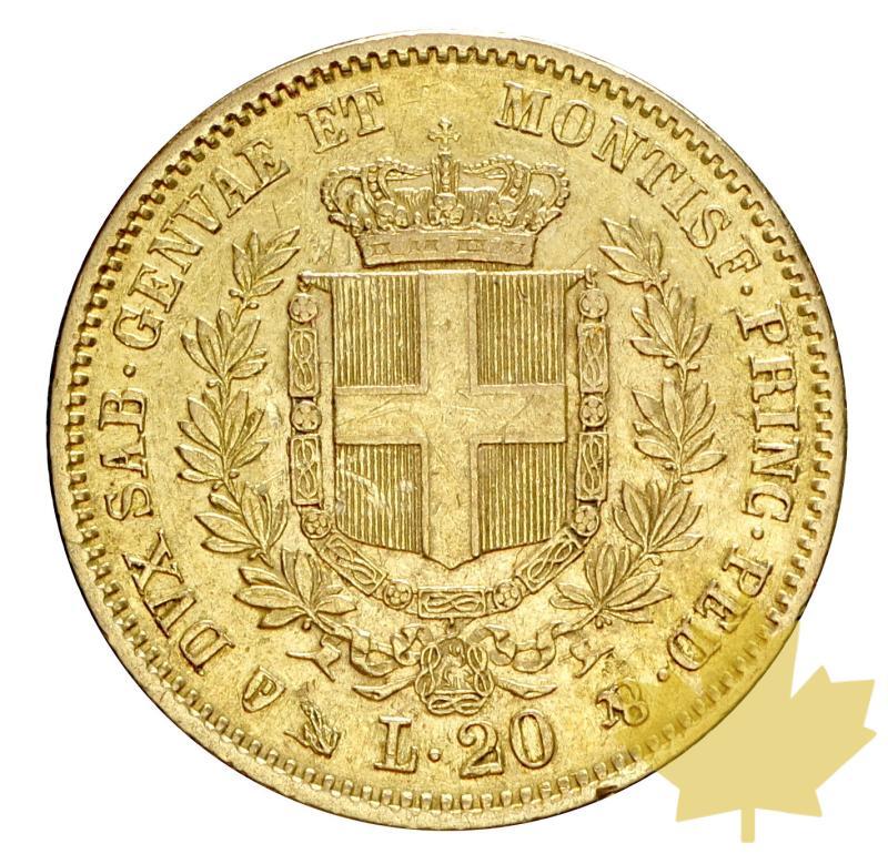 ITALIE-1852-20 LIRE-Vittorio Emanuele II-Genova-TTB+ - 20191024145049_20lire-1852-vittorio-em-6.JPG