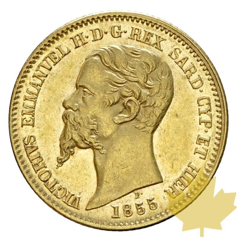 ITALIE-1855-20 LIRE-Vittorio Emanuele II-Torino-SUP-FDC - 20191024145748_20lire-1855-vittorio-em-3.JPG