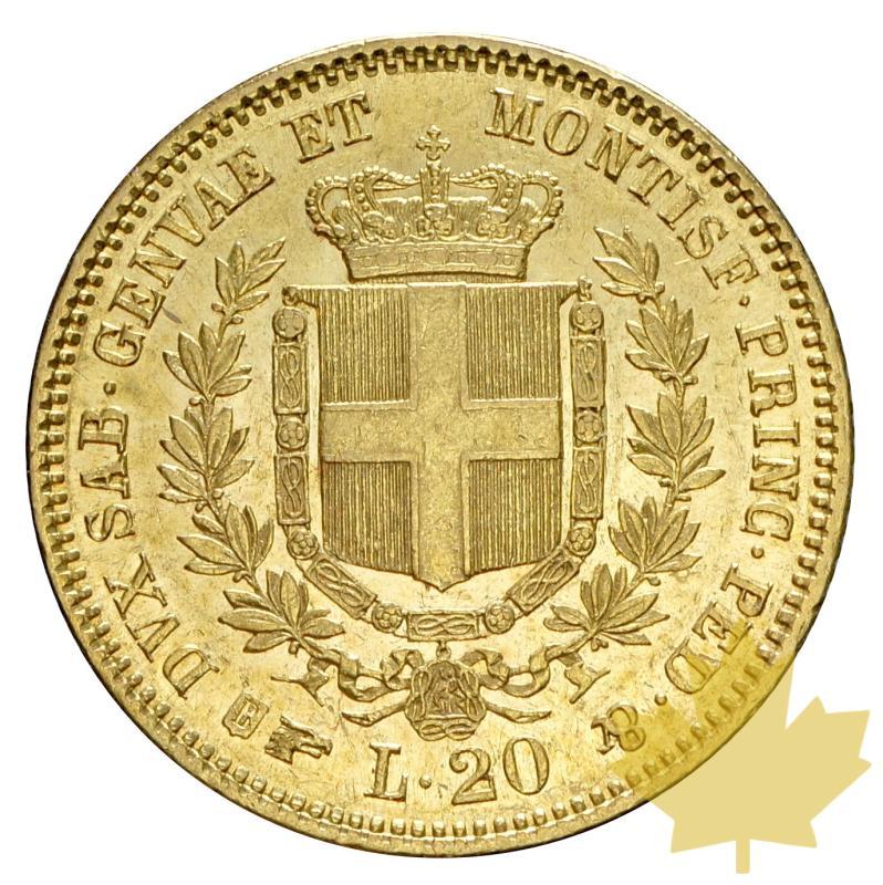 ITALIE-1855-20 LIRE-Vittorio Emanuele II-Torino-SUP-FDC - 20191024145748_20lire-1855-vittorio-em-4.JPG