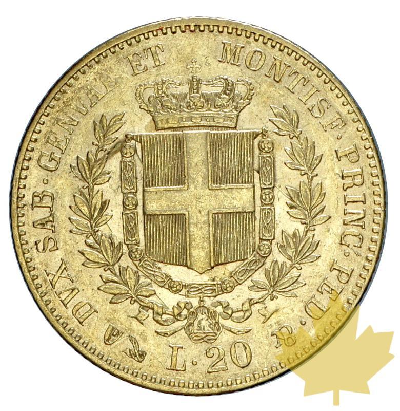ITALIE-1860-20 LIRE-Vittorio Emanuele II-Genova-presque SUP - 20191105120246_20lire-1860-vittorio-em-10.JPG