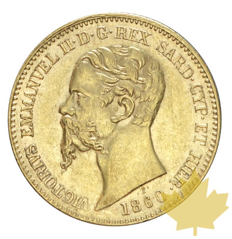 ITALIE-1860-20 LIRE-Vittorio Emanuele II-Genova-presque SUP - 20191105120246_20lire-1860-vittorio-em-9.JPG