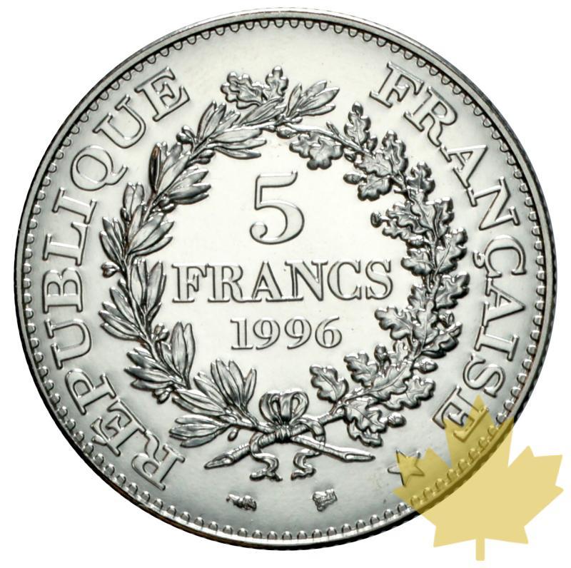 FRANCE-1996-ESSAI DE 5 FRANCS-HERCULE-FDC - 20191128152115_5francshercule1996-2.JPG