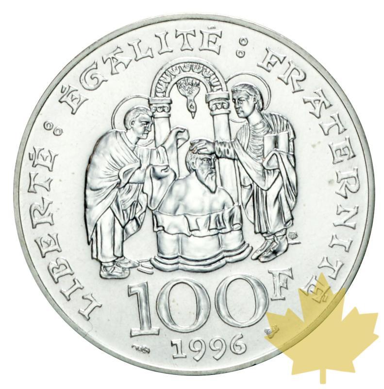 FRANCE-1996-100 FRANCS-BAPTEME DE CLOVIS-SUP-FDC - 20191128154147_essai-100francs-1996-2.JPG