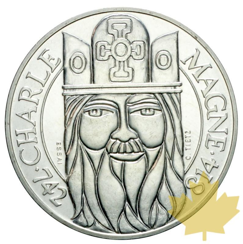 France-1990 100 Francs argent- Essai-Charlemagne-FDC - 20191128154823_essai-100francs-1990-1.JPG