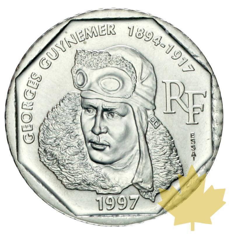 FRANCE-1997-ESSAI DE 2 FRANCS GUYNEMER 1997-FDC - 20191128162340_essai2francs1997-1.JPG
