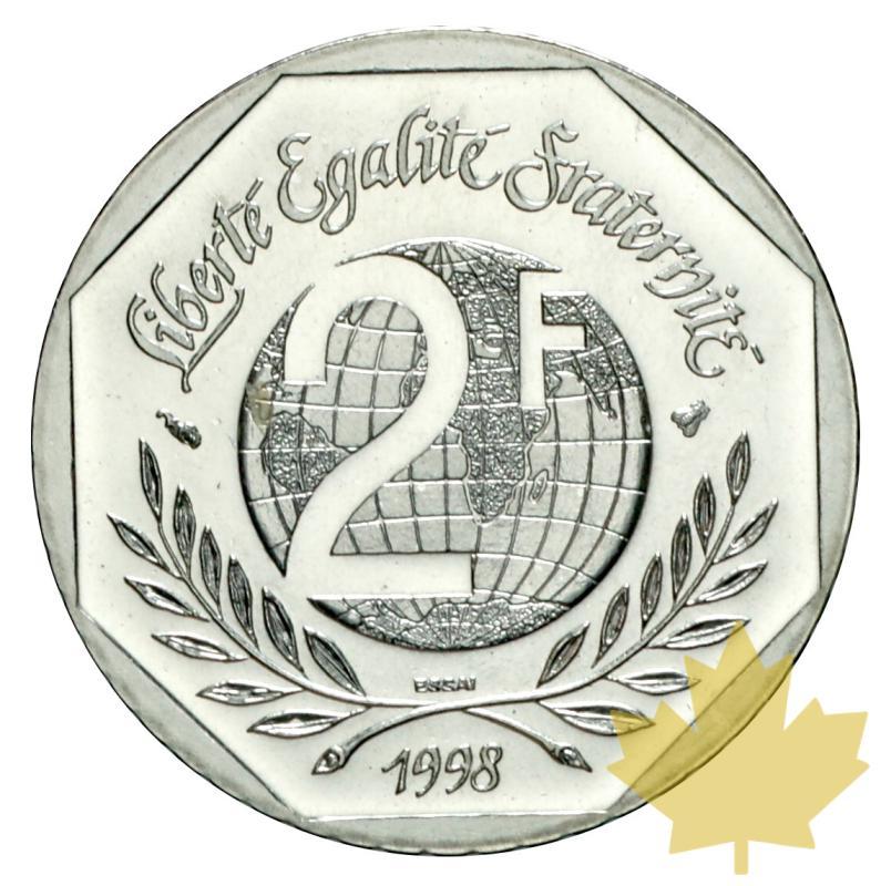 FRANCE-1998-ESSAI 2 FRANCS RENE CASSIN-FDC - 20191128162943_essai2francs1998-2.JPG