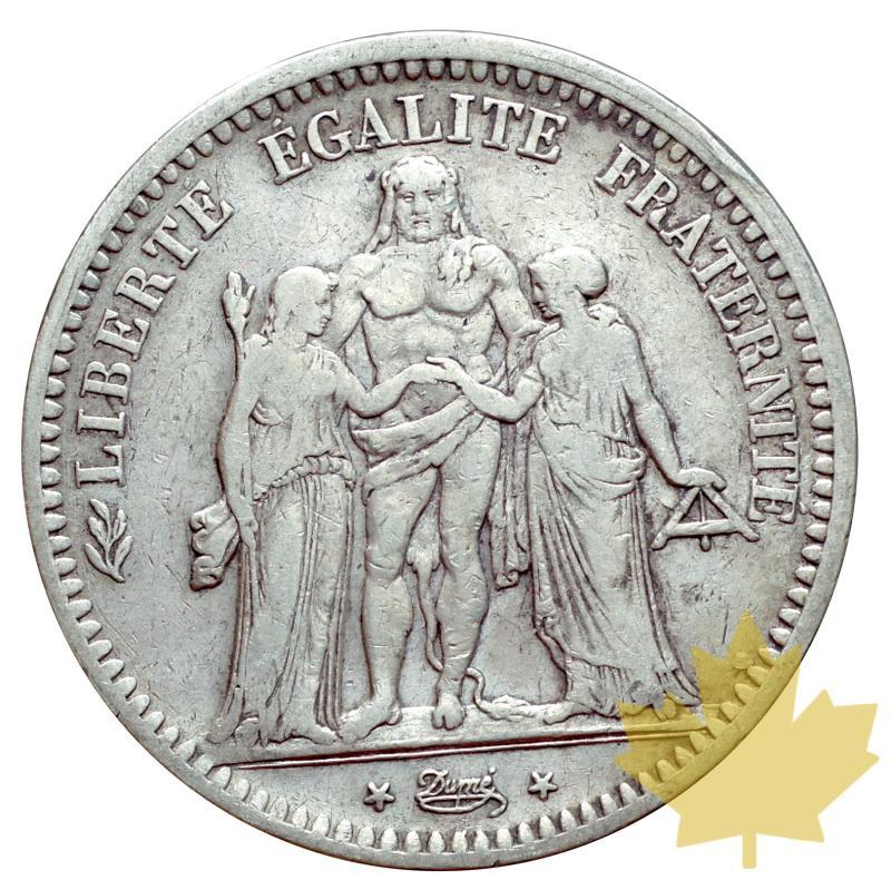 FRANCE-1849 BB-5 FRANCS II RÉPUBLIQUE-TB - 20191204152037_5francs1849strasbourg-1.JPG