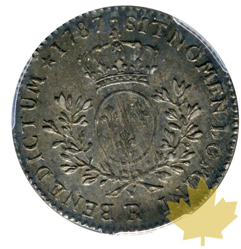 FRANCE-1787 R-24 sols tournois-Louis XVI-PCGS AU55 - 20200107101047_24SOLS-1787-ORLEANS-2.JPG