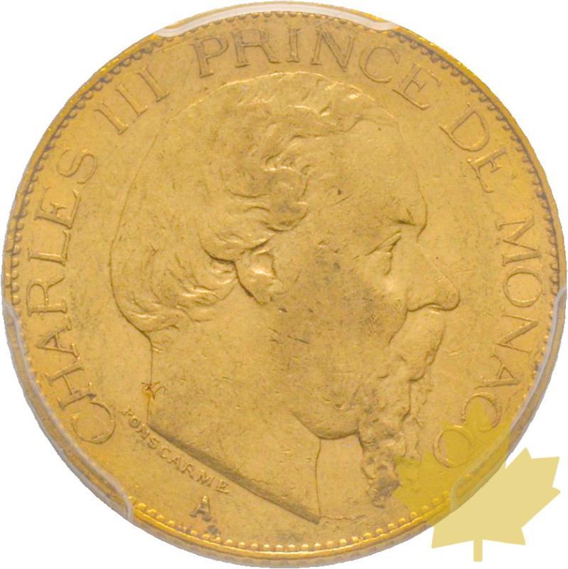 MONACO-1878 A-20 FRANCS-CHARLES III-PCGS AU58 - 20200219142614_monaco-20-francs-1878-A-1.jpg