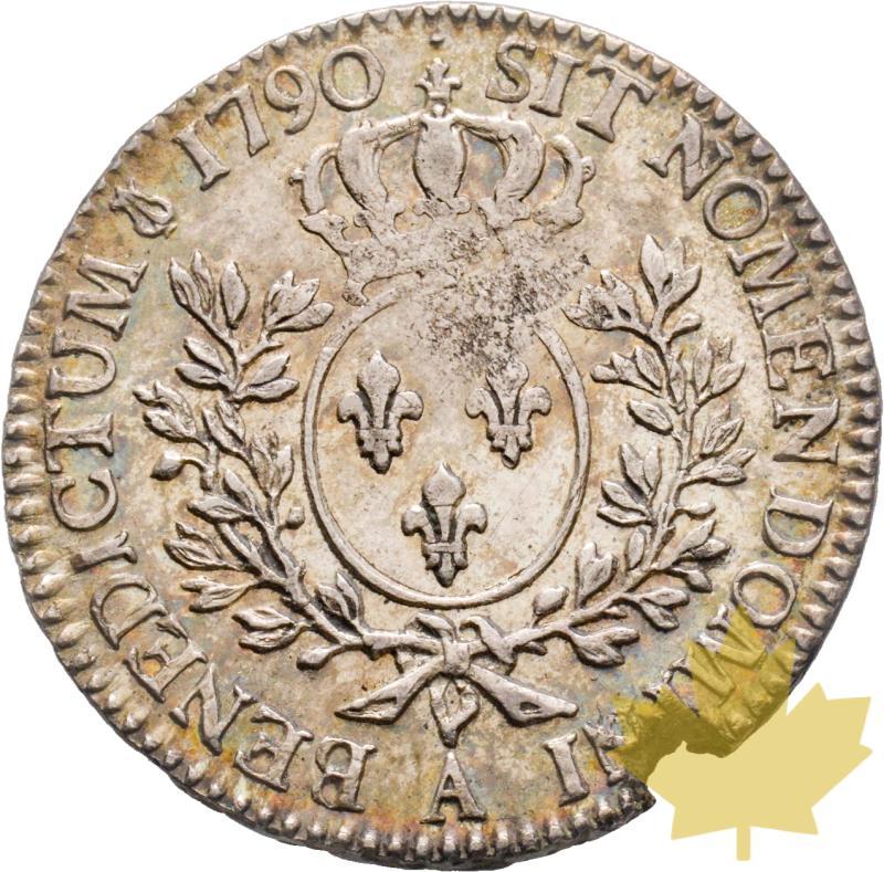 FRANCE-1790A-DEMI ECU AUX RAMEAUX D'OLIVIER-TTB-SUP - 20200219170417_France-demi-ecu-1790-A-2.jpg