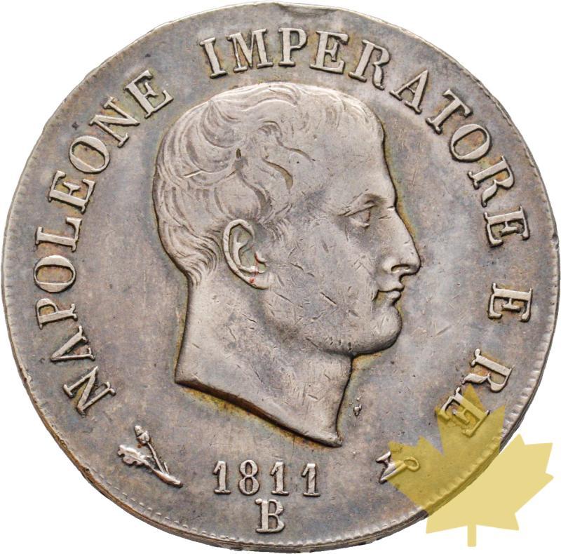 ITALIE-Bologna-5 Lire 1811 B- Napoléon-TTB - 20200220100820_5-lire-1811-bologna-1.jpg