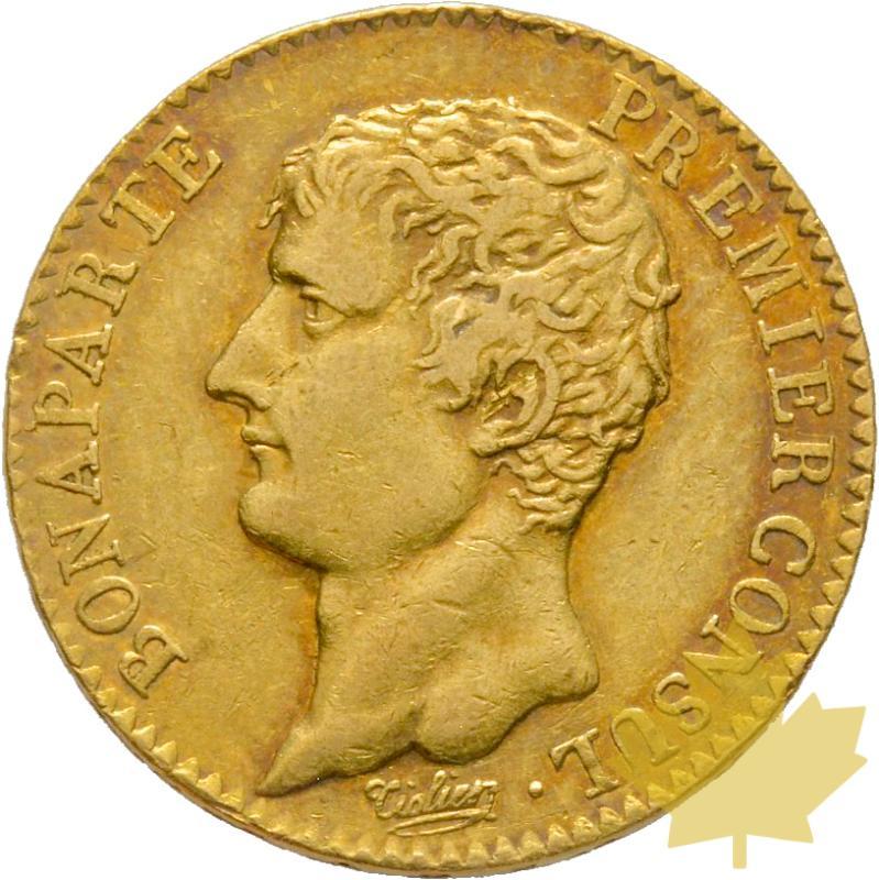 FRANCE-AN XI A-20 FRANCS-PARIS-1er Consul-TTB-SUP - 20200227101434_1a-ANXIA-20FRANCS-1erCONSUL.jpg