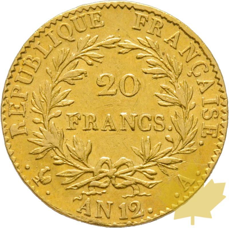 FRANCE-AN 12A-20 FRANCS-PARIS-1er Consul-prSUP - 20200227105117_5ar-20FRS-1erCONSUL-prSUP.jpg