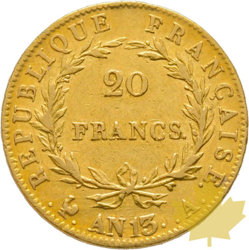 FRANCE-AN 13A-20 FRANCS-PARIS-Napoleon Empereur-TTB+ - 20200227120654_16r-AN13A-20FRANCS-Empereur.jpg